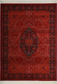 Χαλί (200x250) Royal Carpet Afgan 316A D.Red Black