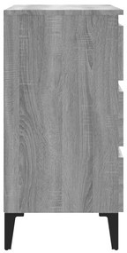 vidaXL Συρταριέρα Γκρι Sonoma 60 x 35 x 69 εκ. από Επεξεργασμένο Ξύλο