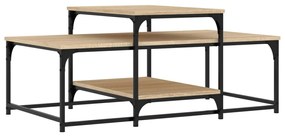 vidaXL Τραπεζάκι Σαλονιού Sonoma Δρυς 102 x 60 x 45 εκ. Επεξεργ. Ξύλο