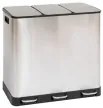FIVE ΚΆΔΟΙ ΑΠΟΡΡΙΜΆΤΩΝ DUSTBIN MET 3X18L INOX ARIANE 0/0/0 NEOPORTAL-3560232868030
