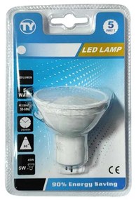 LED ΛΑΜΠΑ 5W ΛΕΥΚΟ ΦΩΣ RH-GU5.3-5W-W