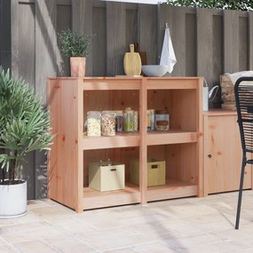vidaXL Ντουλάπι Εξωτερικής Κουζίνας 106x55x92 cm Στερεό Ξύλο Ντούγκλας