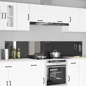 vidaXL Πίσω Πάνελ Κουζίνας 2 pcs Σκούρο Γκρι 110 x 40 cm