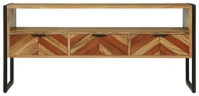 vidaXL Ντουλάπα τηλεόρασης 100x35x50 εκ Μασίφ Ξύλο Ακακίας