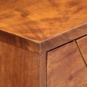 Τραπέζι Κονσόλα 90 x 35 x 76 εκ. από Μασίφ Ξύλο Ακακίας - Καφέ