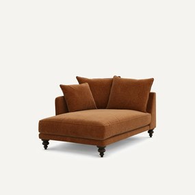 Ανάκλιντρο από βελούδινο chenille, Lazare