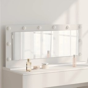 vidaXL Καθρέφτης Vanity με LED Φώτα Λευκό 100x45x18 εκ.