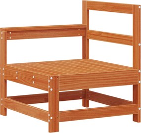 vidaXL Σετ Ξαπλώστρας Κήπου 6 pcs Κερωμένο Καφέ Στερεό πεύκο