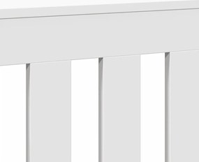 vidaXL Κάλυμμα Καλοριφέρ Λευκό 175x20x82 εκ. από Επεξεργασμένο Ξύλο