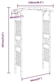 ΠΕΡΓΚΟΛΑ / ΑΨΙΔΑ 118 X 40 X 187 ΕΚ. ΑΠΟ ΜΠΑΜΠΟΥ 341746