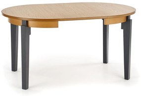 SORBUS table golden oak / graphite DIOMMI V-PL-SORBUS-ST-DĄB_MIODOWY/GRAFITOWY