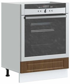 vidaXL Ντουλάπι φούρνου Porto Καφέ Δρυς Επεξεργασμένο ξύλο