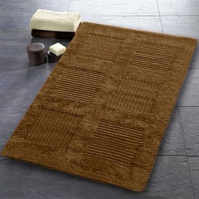 Χαλάκι Μπάνιου Window Καφέ Texi 60Χ90 100% Cotton