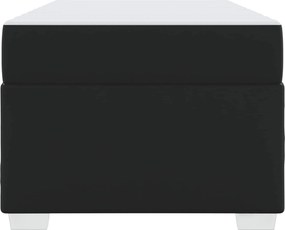 vidaXL Σκελετός Κρεβατιού με στρώμα Μαύρο 100 x 200 cm ύφασμα