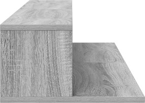 vidaXL Γραφείο Στούντιο Γκρι Sonoma 152 x 36 x 19,5 εκ.