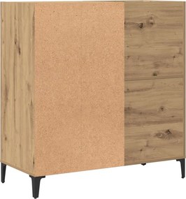 vidaXL Δισκοθήκη τεχνίτης Δρυς 84,5 x 38 x 89εκ από Επεξεργασμένο Ξύλο