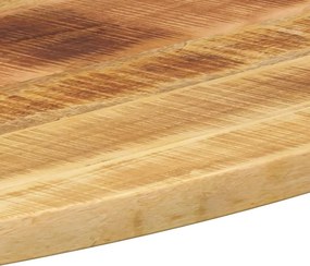 vidaXL Επιφάνεια Τραπεζιού Οβάλ 110x40x2,5 εκ. Μασίφ Ξύλο Μάνγκο