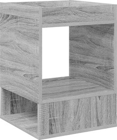 vidaXL End Table 2 pcs Γκρίζο Σονομα 40 x 40 x 56 εκ.