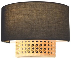 Φωτιστικό Επίτοιχο Aca TF20831WB NISYROS Μαύρο Ματ (Black Mat)