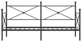 ΚΡΕΒΑΤΙ ΗΜΕΡΑΣ ΧΩΡΙΣ ΣΤΡΩΜΑ ΜΑΥΡΟ 90X190 CM ΑΤΣΑΛΙ 4104667