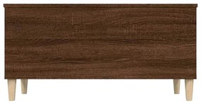 vidaXL Τραπεζάκι Σαλονιού Καφέ Δρυς 90x44,5x45 εκ. Επεξεργασμένο Ξύλο