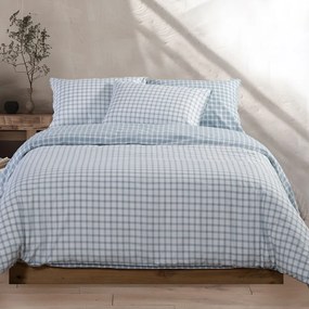 Σεντόνια Extend (Σετ 4τμχ) Blue Nef-Nef Homeware Υπέρδιπλo 100% Βαμβάκι