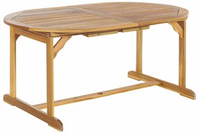 Τραπέζι εξωτερικού χώρου Berwyn 1977, Ξύλο, 74x100cm, 35 kg, Ανοιχτό χρώμα ξύλου, Ξύλο, Ξύλο: Ακακία | Epipla1.gr