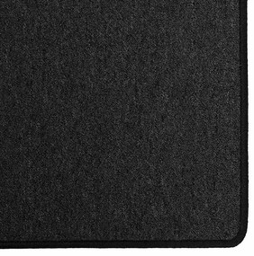 vidaXL Δερμάτινο Χαλί Ανθρακί 80 x 500 cm 100% Πολυπροπυλένιο