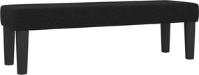 vidaXL Κρεβάτι Boxspring με Στρώμα Μαύρο 200x200 εκ. Υφασμάτινο