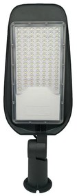 Adeleq Φωτιστικό Δρόμου LED 100W ΙP65 Mε Αντικεραυνική Προστασία Και Σπαστό Βραχίονα 3-619100