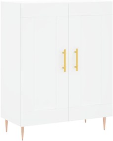 vidaXL Ντουλάπι Λευκό 69,5x34x180 εκ. από Επεξεργασμένο Ξύλο