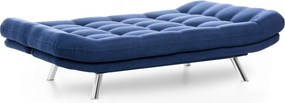 3-Seat Sofa-Bed Misa Sofabed - Navy Blue Navy Blue