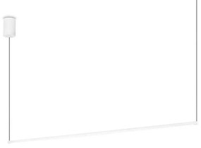 Φωτιστικό Οροφής-Ράγα Essence 285085 126x12/150x1,5cm LED 17W 3000K White Ideal Lux