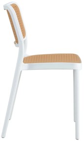 ΚΑΡΕΚΛΑ ΠΟΛΥΠΡΟΠΥΛΕΝΙΟΥ MEKO HM5934.01 ΛΕΥΚΗ ΜΕ ΜΠΕΖ ΨΑΘΑ 41x49x102Υ εκ.