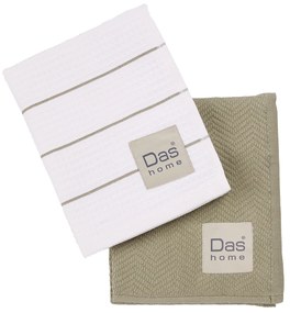 Ποτηρόπανα (Σετ 2τμχ) Das Home Kitchen 0827