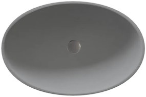 Sanitec Gaia 204 Νιπτήρας Συνθετικός Επικαθήμενος 46,5x15cm Cement