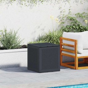 vidaXL Κιβώτιο Αποθήκευσης Ανθρακί 55x53x57 cm PP