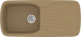 Sanitec Classic 308 (97×51) - Γρανιτένιος νεροχύτης - Metallic COFFE