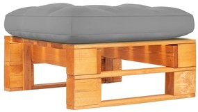 vidaXL Υποπόδιο Κήπου από Παλέτες Μελί Εμποτισμένο Ξύλο Πεύκου