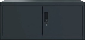 vidaXL Αρχειοθήκη Ανθρακί 90 x 40 x 180 εκ. Ατσάλινη