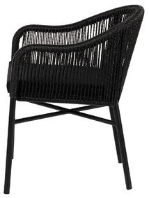 ΠΟΛΥΘΡΟΝΑ ΚΗΠΟΥ ARTELIBRE KAGERA ΜΑΥΡΟ ΑΛΟΥΜΙΝΙΟ/RATTAN 45X42X84CM