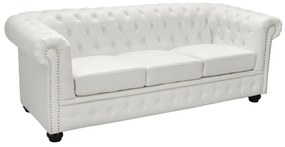 Καναπές T.Chesterfield Hm3009.02 208x90x73 cm Τεχνόδερμα