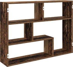 vidaXL Ράφι Τοίχου Επιτοίχιο Καφέ 95 x 20 x 69,5 εκ.