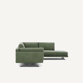 Γωνιακός καναπές από βελούδο, Cesar