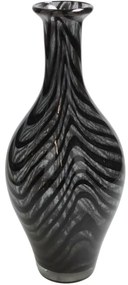 Βάζο ArteLibre Μαύρο Γυαλί 14x14x32.5cm