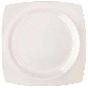 Πιάτο Ρηχό Τετράγωνο Quadro Off 55.300.01 27cm White Cryspo Trio Porcelain