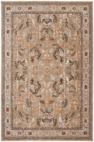 Χαλί Naf Naf Amaro S366B Brown-Shrink M.Grey Βιοκαρπέτ 200X300cm