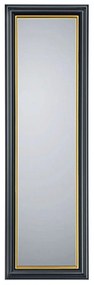 Καθρέπτης Τοίχου Ina 1230280 50x150cm Black-Gold Mirrors &amp; More Πλαστικό