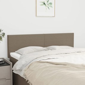 vidaXL Κεφαλάρια Ύφασμα 144x5x78/88 εκ. Taupe