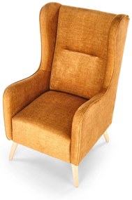CHESTER leisure chair, color: honey (fabric 9. Amber) DIOMMI V-PL-CHESTER_2-FOT-MIODOWY